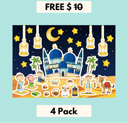 4 x Islamic Sticker Sheets - Noor Books