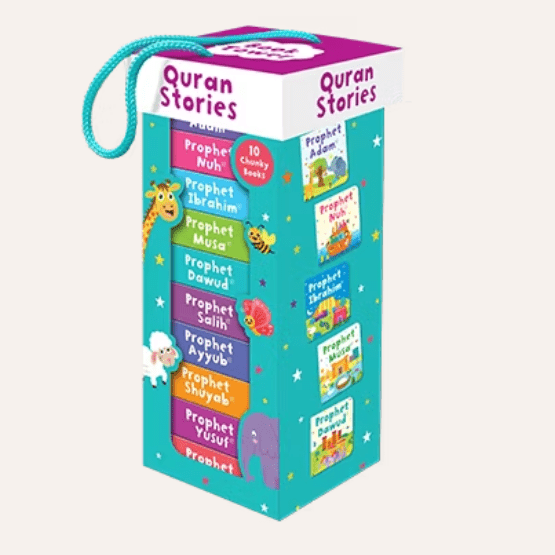 Quran Stories Book Tower (Set of 10 Chunky Board Books) - Noor Books