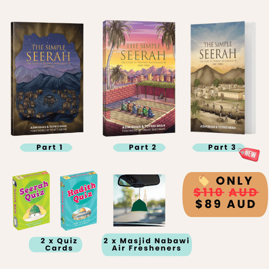 The Simple Seerah : Parts 1 - 3, Complete Set & Quiz Bundle - Noor Books