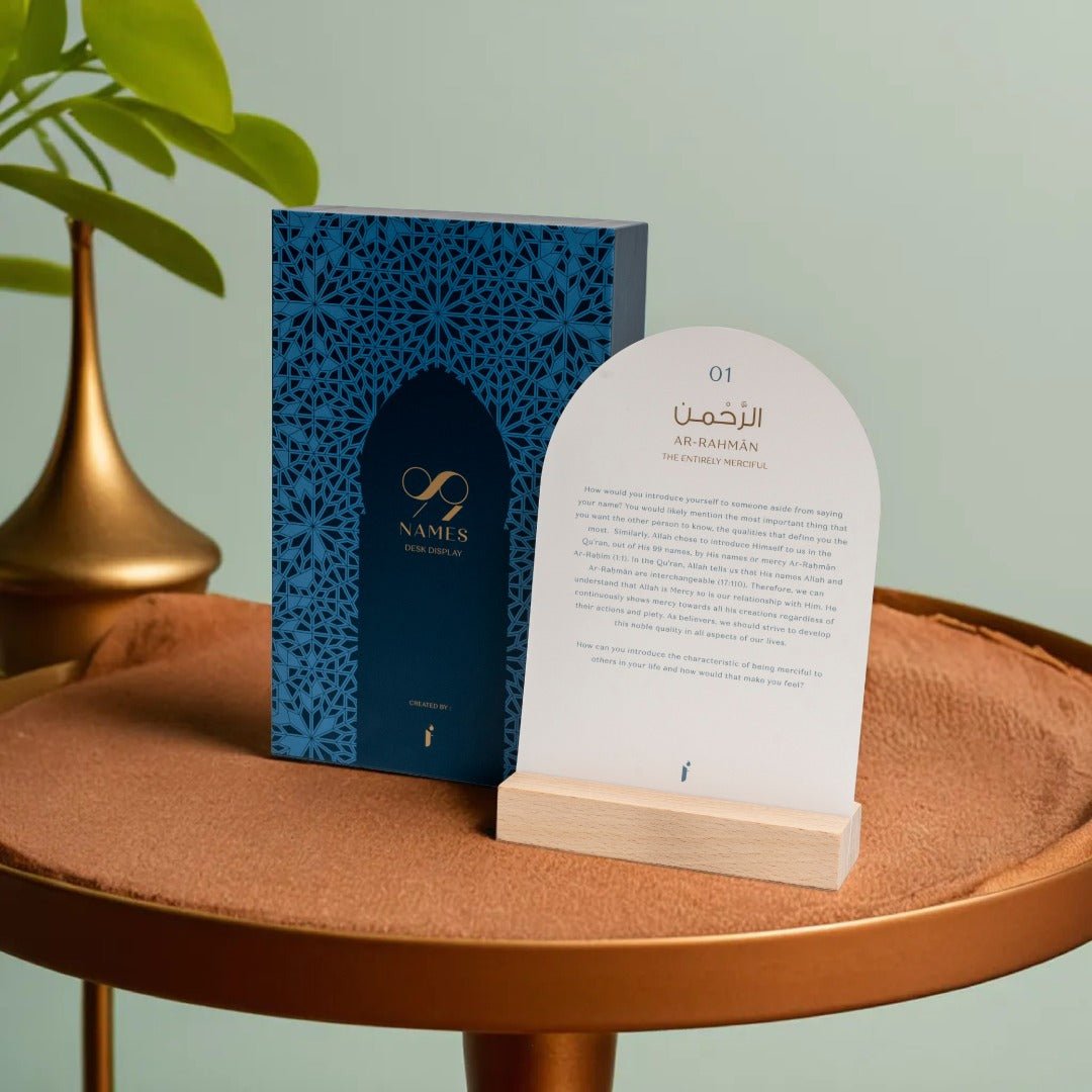 99 Names of Allah Display Cards - Noor Books