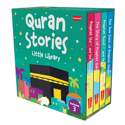 Quran Stories : Little Library VOL.3(4 Board Books Set) - Noor Books