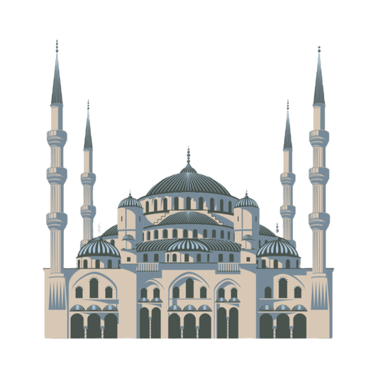 The "Blue Mosque" - Air Freshener - Noor Books