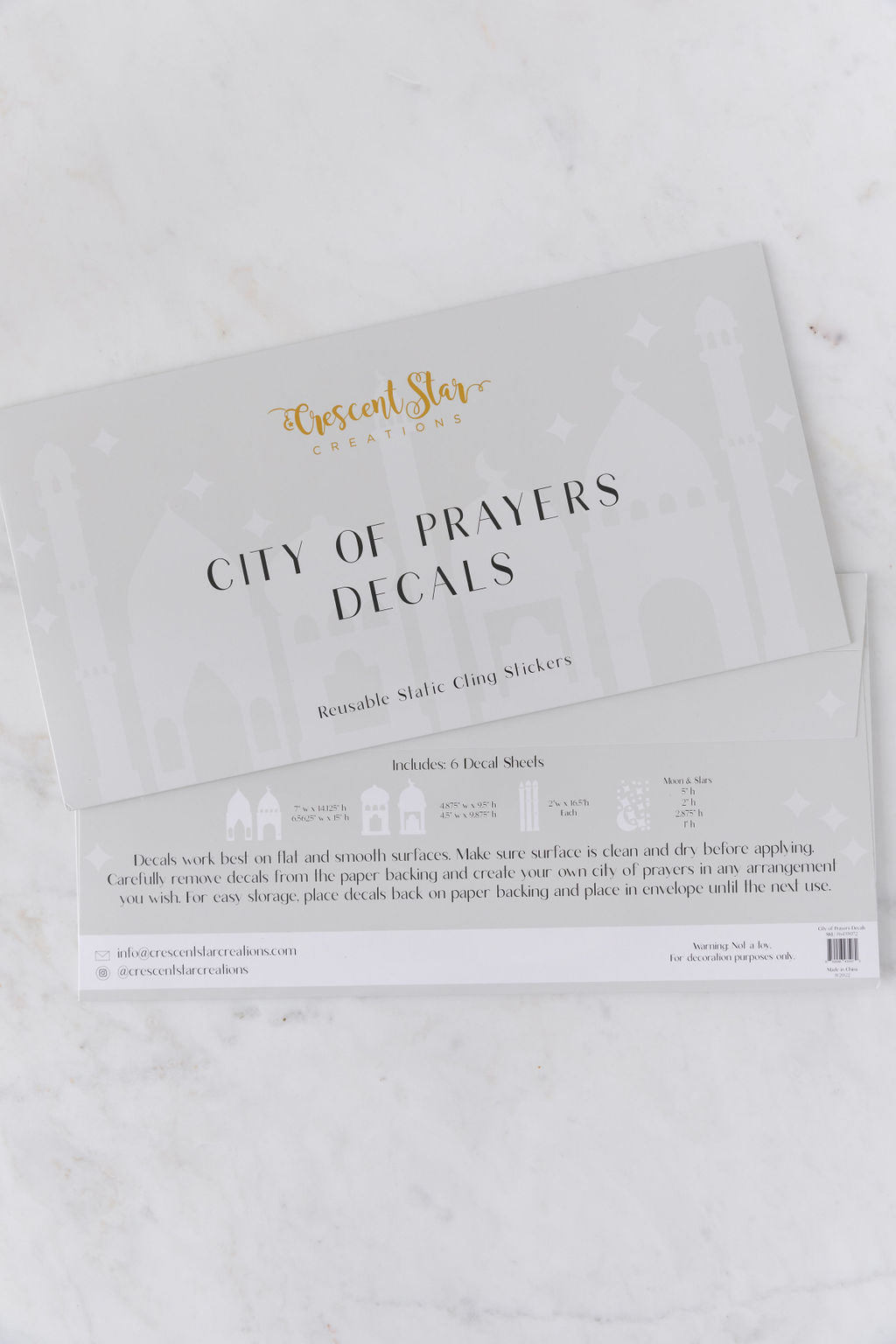 City of Prayers Decals - Noor Books