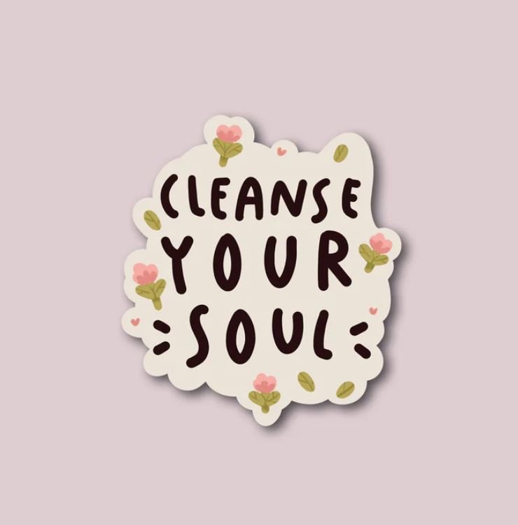 "Cleanse Your Soul" Sticker - Noor Books