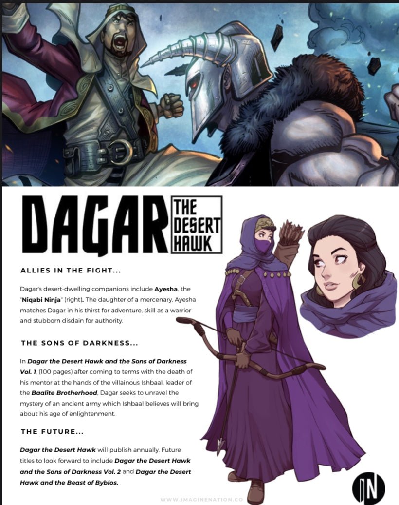 Dagar the Desert Hawk and the sons of Darkness Vol.1 - Noor Books