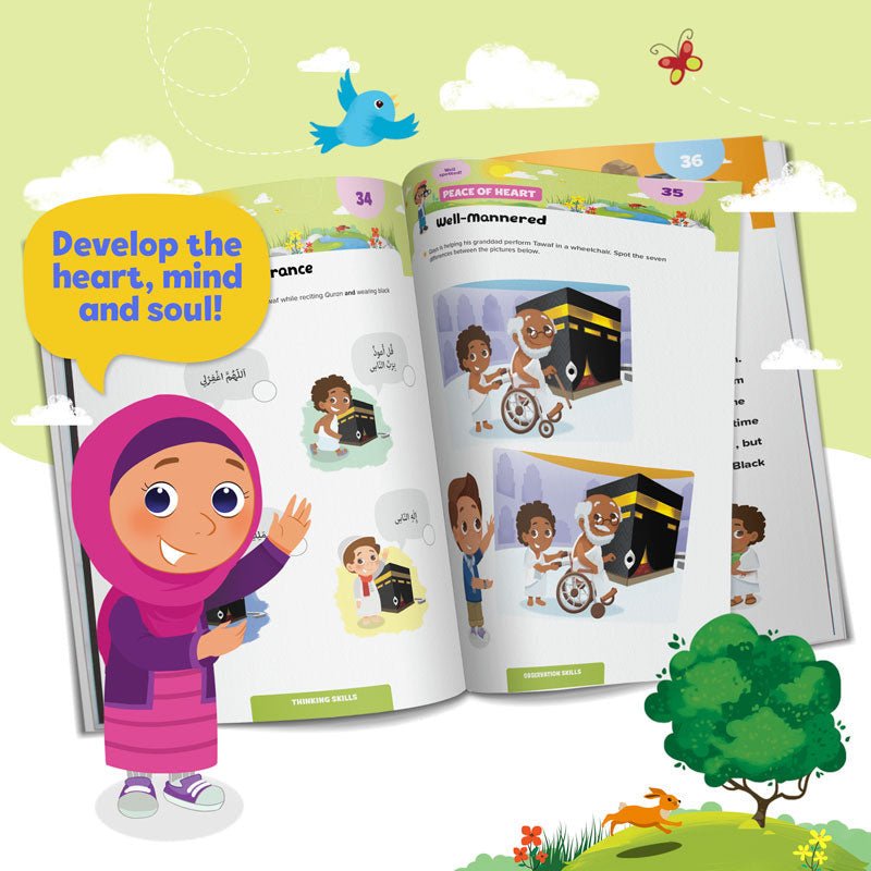 Hajj & Umrah Activity Book (Big Kids) - Noor Books