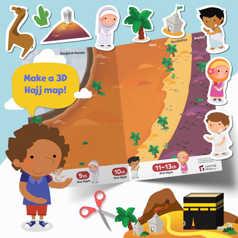 Hajj & Umrah Activity Book (Little Kids) - Noor Books