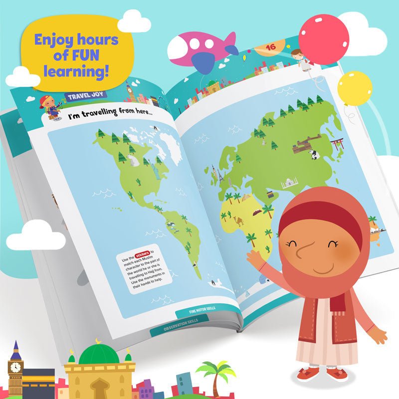 Hajj & Umrah Activity Book (Little Kids) - Noor Books
