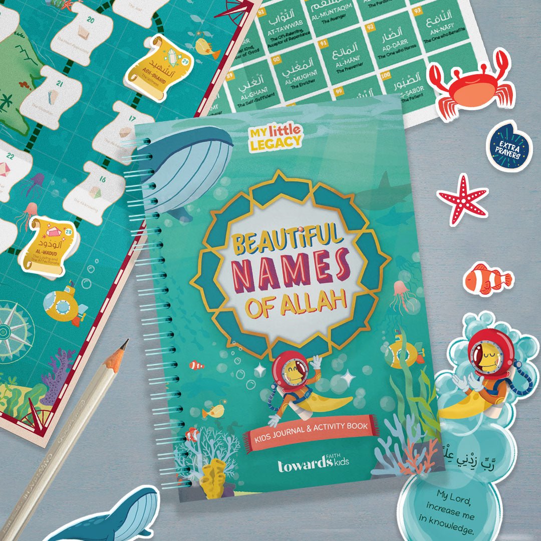 My Little Legacy: Beautiful Names of Allah Kids Journal & Activity Book - Noor Books