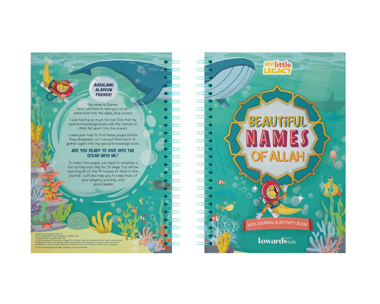 My Little Legacy: Beautiful Names of Allah Kids Journal & Activity Book - Noor Books