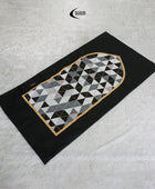 Prayer Mat - Black Geometry - Noor Books