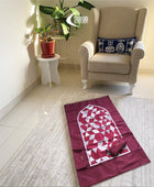 Prayer Mat - Red Geometry - Noor Books