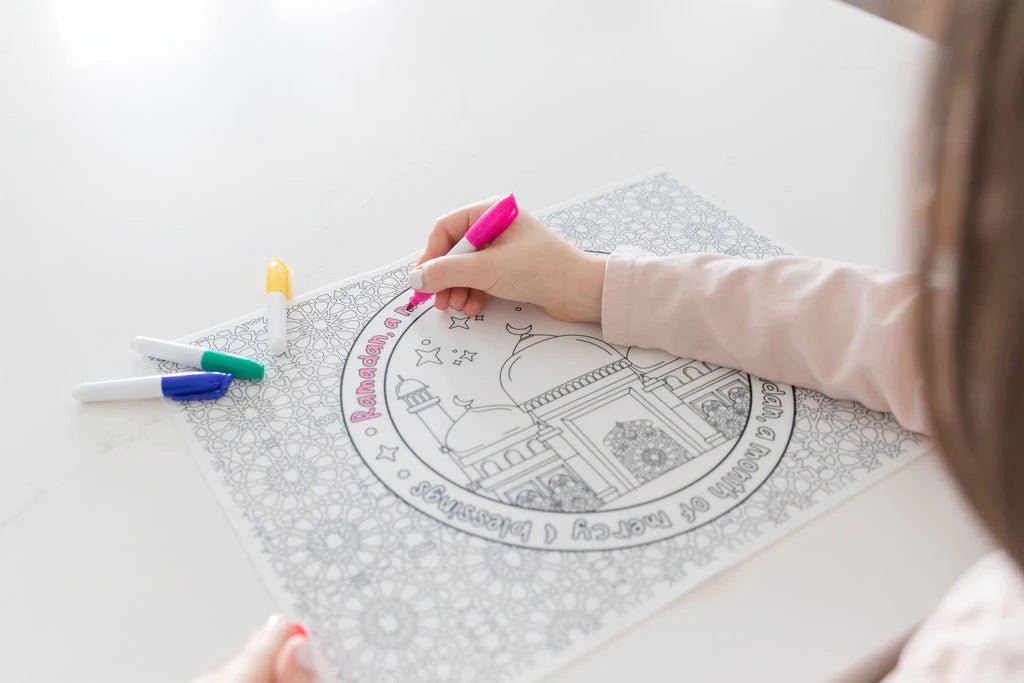 Ramadan Coloring Placemat - Noor Books
