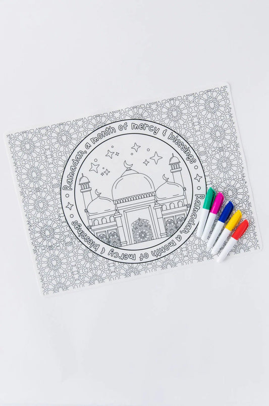 Ramadan Coloring Placemat - Noor Books