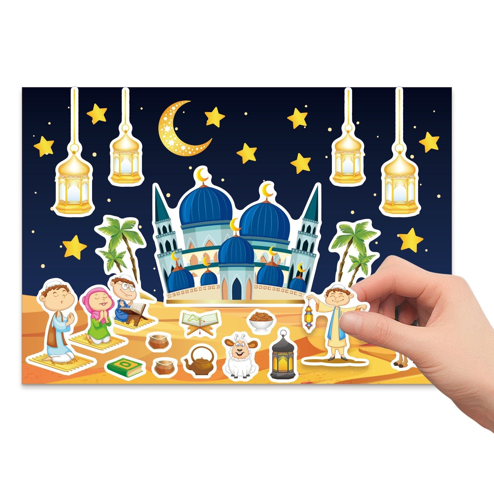 Ramadan Mubarak Sticker Sheets - Noor Books