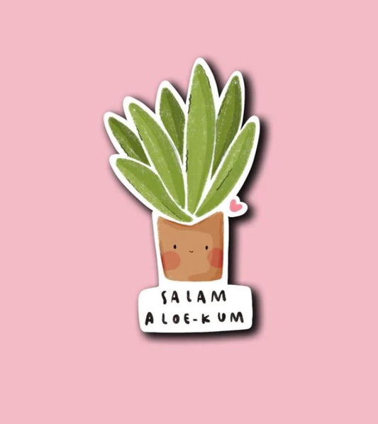 "Salaam Aloe-Kum" Sticker - Noor Books