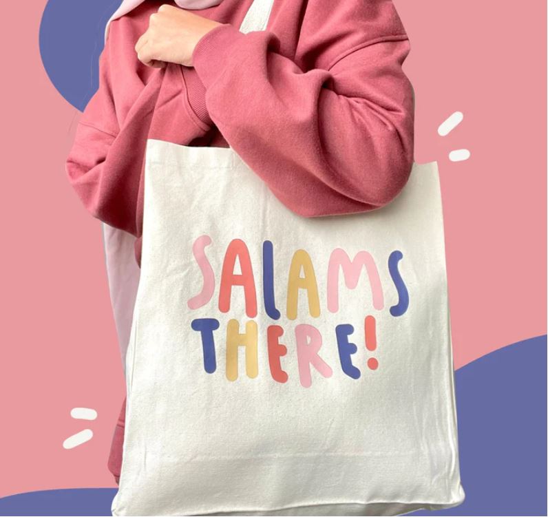'Salaams there' - Tote Bag - Noor Books