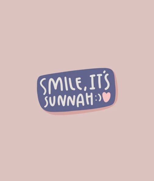 Smile it's sunnah sticker - Noor Books