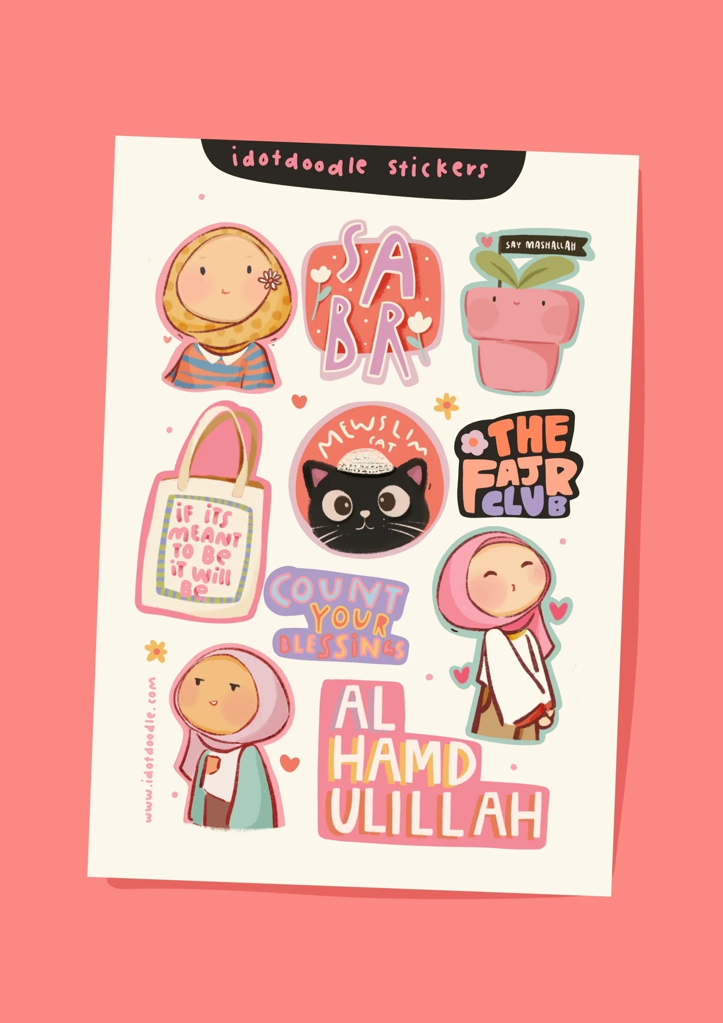 Sticker Sheet - Noor Books